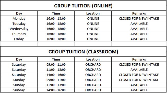 Online POA Tuition